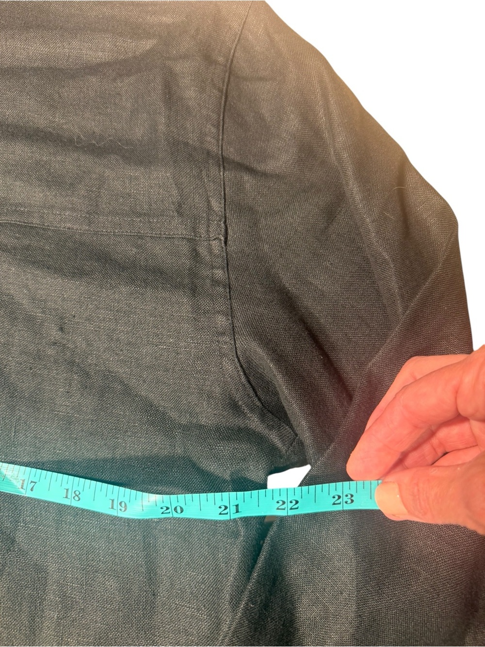 Classic Talbots 100% Linen Button-Up Shirt - Picture 6 of 6